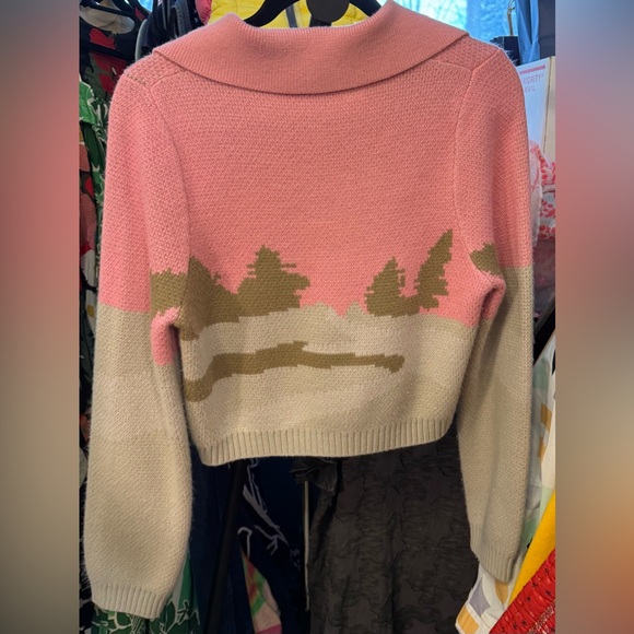 House of Sunny Daybreak Knit Cardigan - pink - US Size 8 - $145 MSRP - Picture 13 of 14